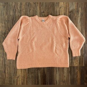 Worthington Pullover Knit Sweater Womens 3X Peach Soft Cozy